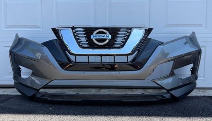 GRAY NISSAN ROGUE FRONT BUMPER 2017 2018 2019 2020