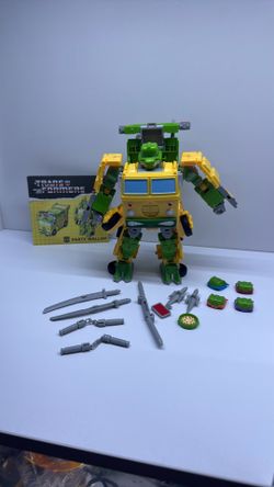 Transformers Collaborative Teenage Mutant Ninja Turtles Party Wallop, 7” Action Figure, 8+