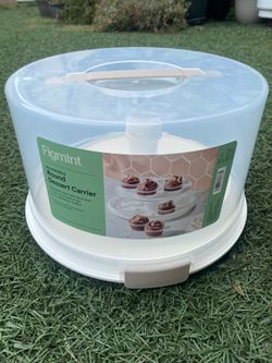 Figmint Reversible Round Dessert Carrier