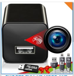 DIVINEEAGLE Plug-in Full HD Mini Camera – Premium Reliable 1080p Compact Cam with Motion Detection – Easy No-WiFi Setup & Data Protection – Ideal for 