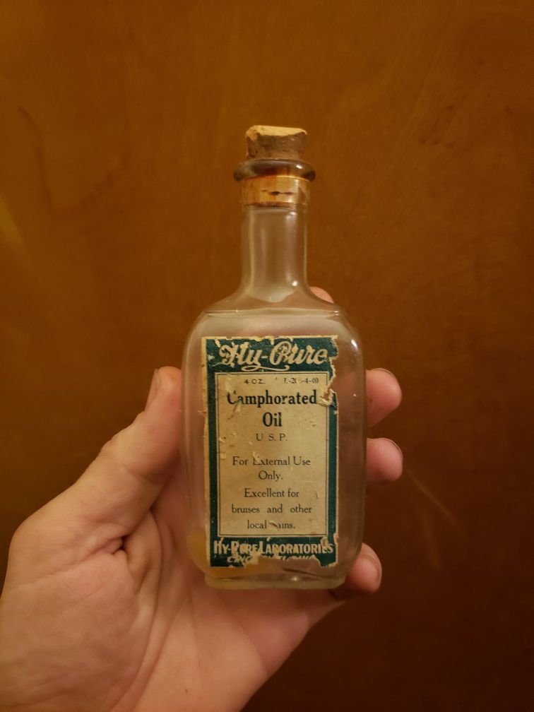 Antique HY PURE bottle