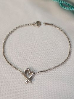 Tiffany & Co. Paloma Picasso Loving Heart 7" Bracelet.