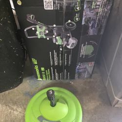 Greenwork pressure washer 60ah and 40ah