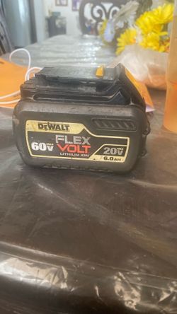 Dewalt Flex Volt 20v To 60 V Battery 6ah