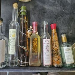 Decorative Glass Bottles Oil Bottles