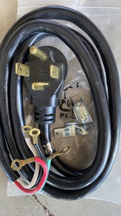 GE 4 Prong Power Supply W 6’ Hoses