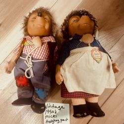 Vintage Hedgehog Dolls