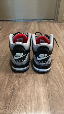 Air Jordan 3 Retro Black Cement SIZE 8