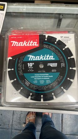 Makita 10” masonry blade