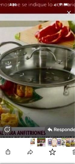 Cacerola de 5 qt nueva de Princess house