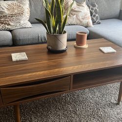 Modern Coffee table w/storage - Like New  