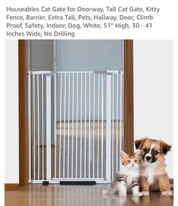 New tall pet gate 51x30-41”