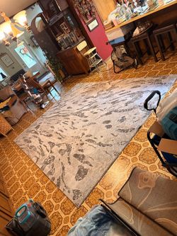 Neutral color area rug 10’ by 8’