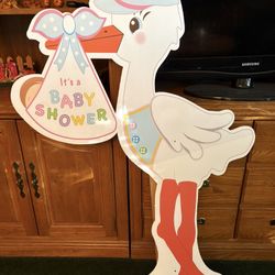 Baby Shower, Gender Neutral, Stork Yard Sign