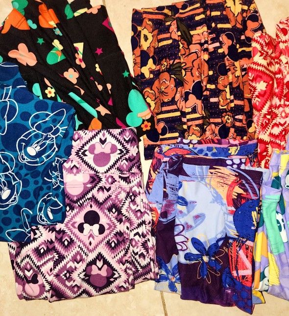 Disney Mickey Mouse Lularoe Womens Leggings one size S M L XL $8. 2 for $15. West boca raton pick up 33328