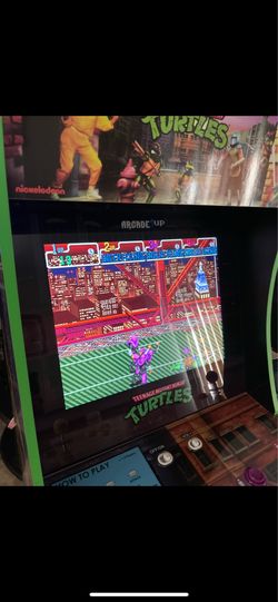 Ninja turtle arcade machine