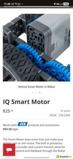 Multiple Vex Smart Motors, Robot brain and IQ system bundle