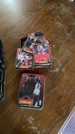 Metal collector cards Jordan Ryan and Ruth