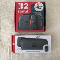 Nintendo Switch 2 + Mario Kart World Bundle & Official Nintendo Switch 2 Carrying Case & Screen Protector