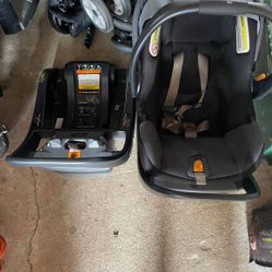 Chicco Car Seat + Two Car Bases 