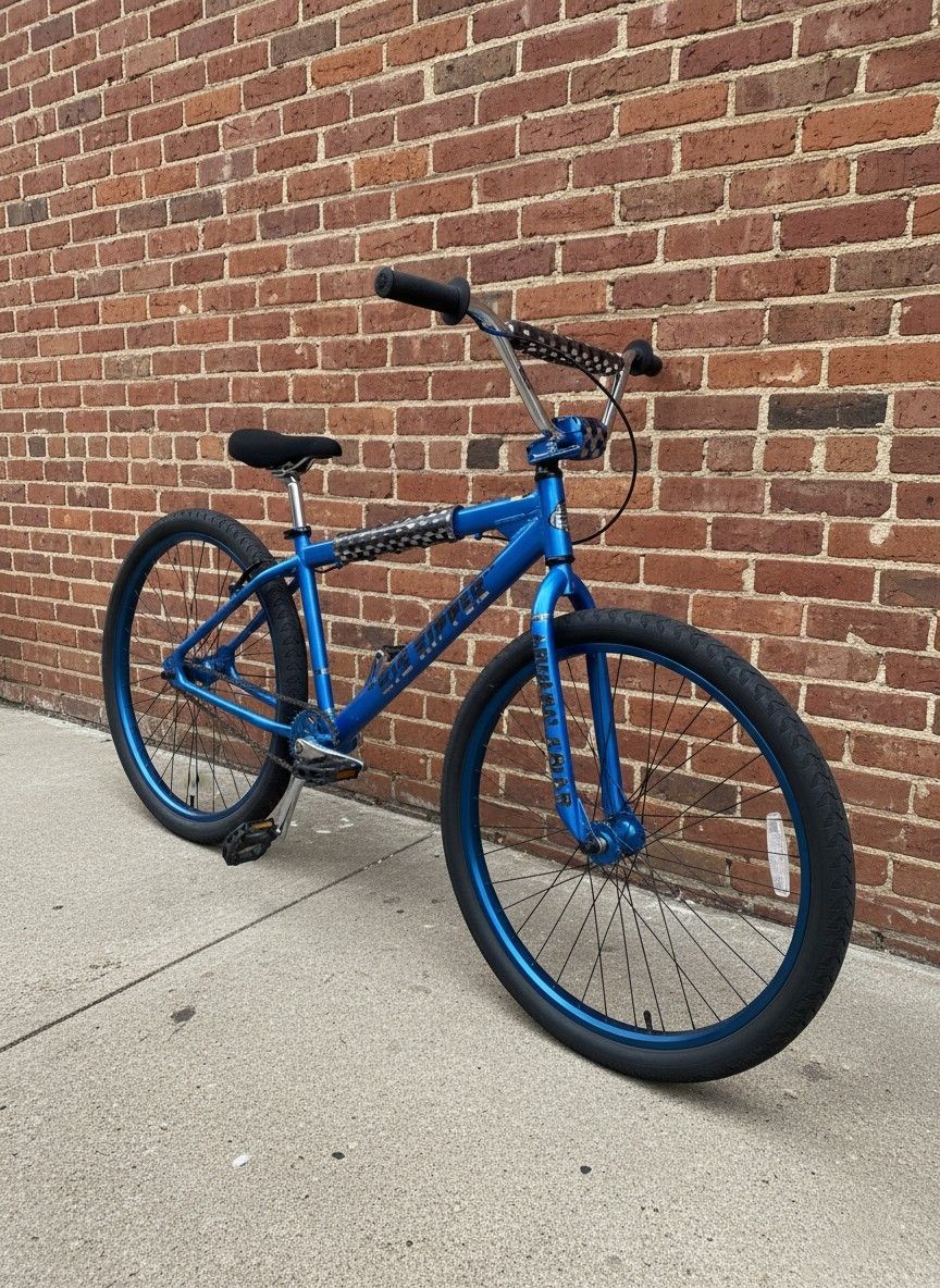 NEW 2025 SE BIG RIPPER 29 SAPPHIRE BLUE SINGLE SPEED FREESTYLE WHEELIE BIG BMX BIKE