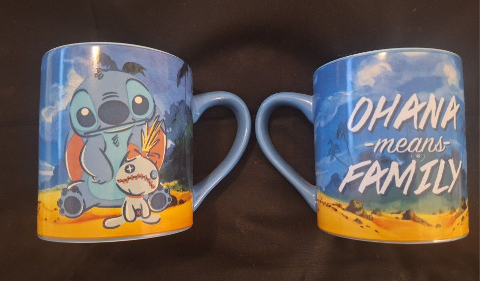 Pair of Disney Stitch Mugs