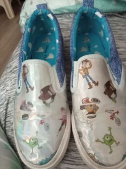 Disney Pixar Slip-On Shoes Size 8