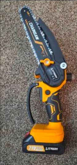 Mini chainsaw  $ 125.00.  manual branch saw  $30.00       Electric pole saw $ 30.00