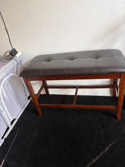 wood bench