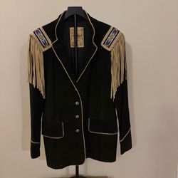 Western Suede Jacket Stunning Western/Southwestern statement jacket by Phoenix USA - Frontier Collection
