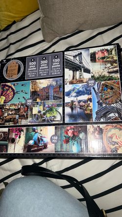 Puzzles 7 of them still sealed up in bags never opened