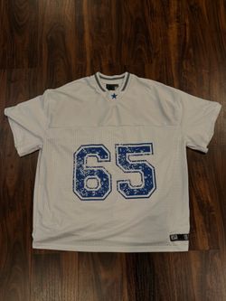 BoohooMAN “P-Star” Oversized Hockey Jersey - L
