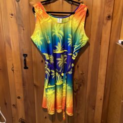 Multi color tropical sundress. Size XXL Women’s by Rima