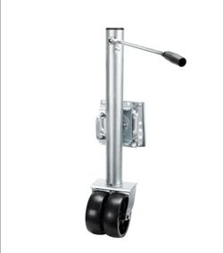 HAUL-MASTER 1500 lb. Capacity Dual-Wheel Swing-Away Trailer Jack