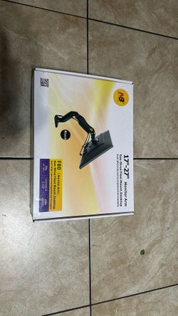 North Bayou F80 4 - 19.8lbs Monitor Arm Mount Stand Black Adjustable & Tilt NEW