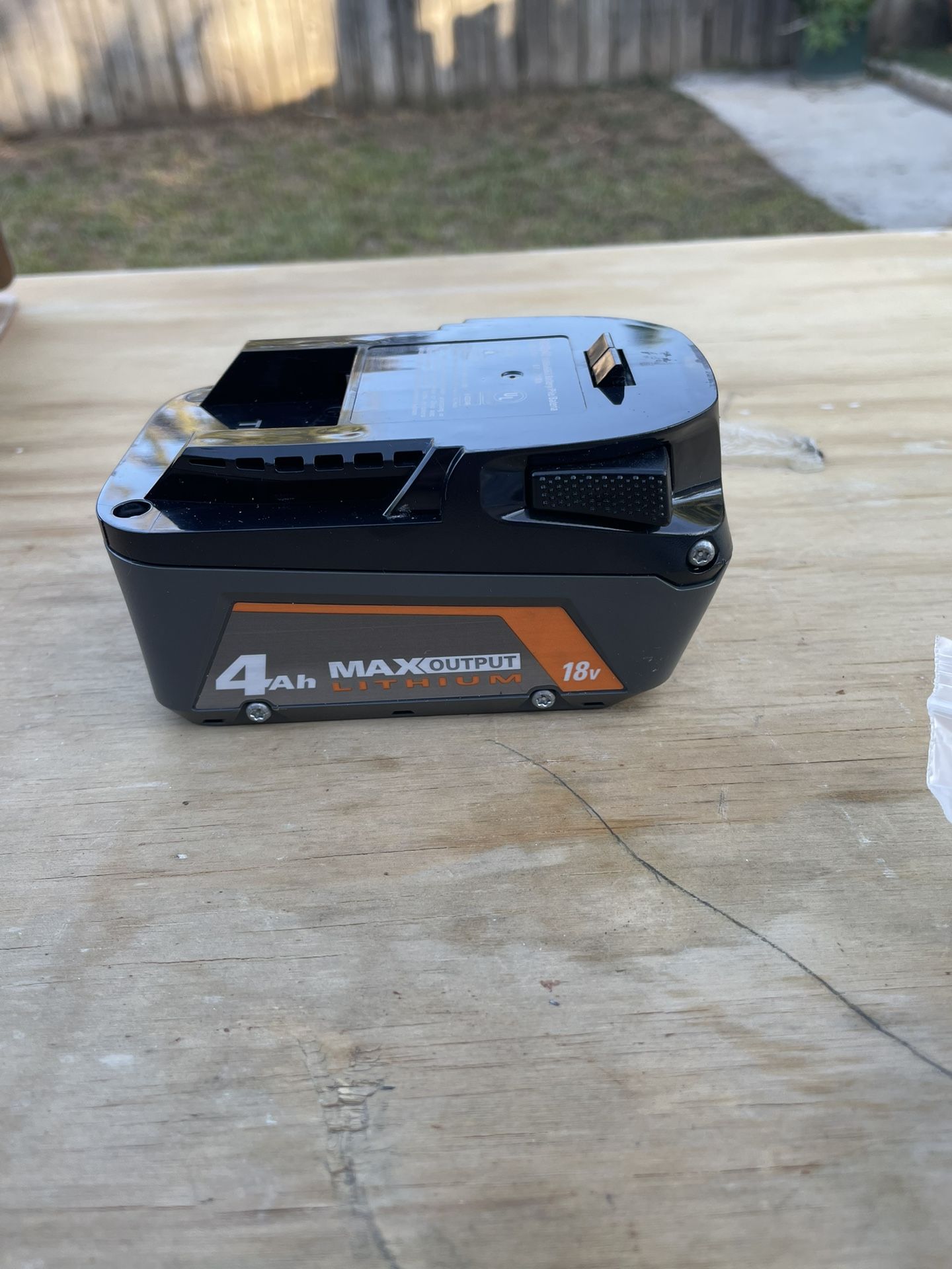 Ridgid New 18v Battery