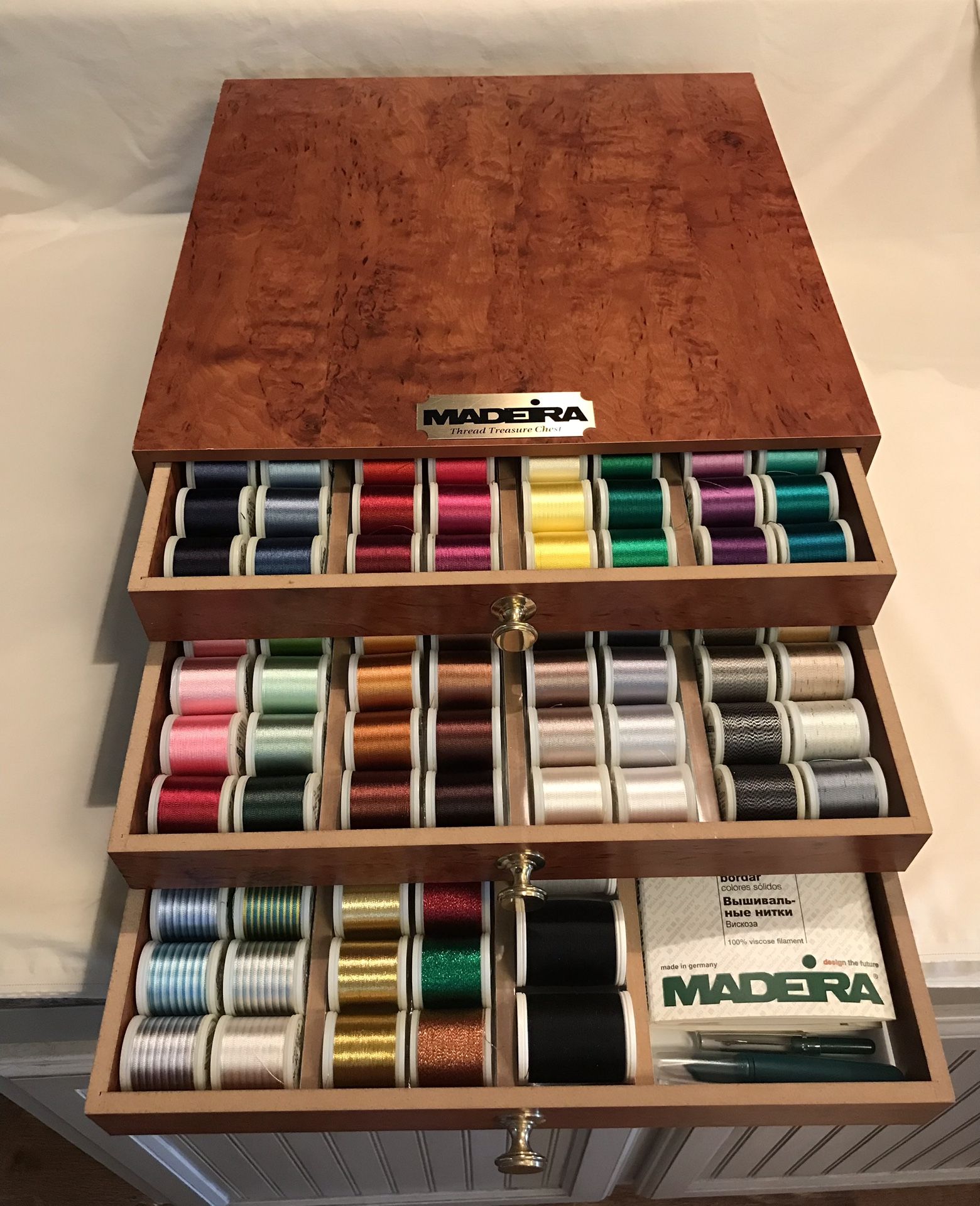 Madeira Rayon Thread Treasure Chest