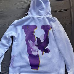 Nav purple vlone online hoodie