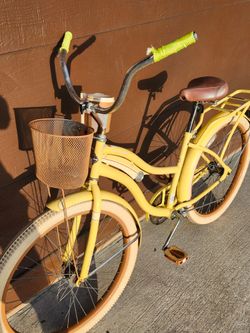 Huffy NEL LUSSO beautiful women's girls beach cruiser bycycle bike w/basket 26inch *FREE DELIVERY!*