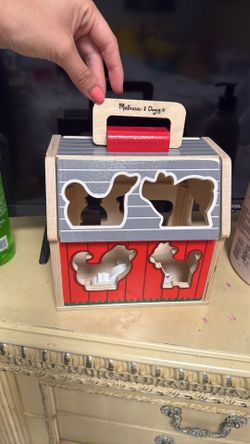 Wooden Toy Farm House 