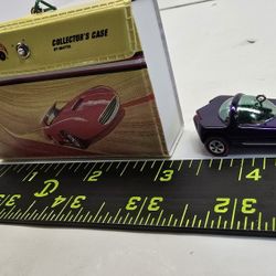 Hallmark Keepsake 2000 Hot Wheels Mini Ornament 1968 Deora Silhouette Case