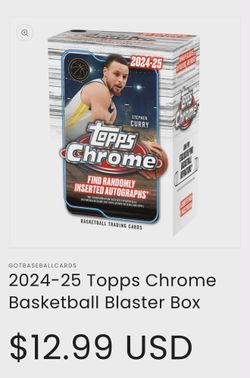 2024 2025 Topps Chrome Basketball