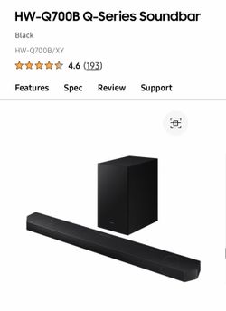 Samsung HW-Q700B Q-Series Soundbar with Wireless Subwoofer (Dolby Atmos / DTS:X)