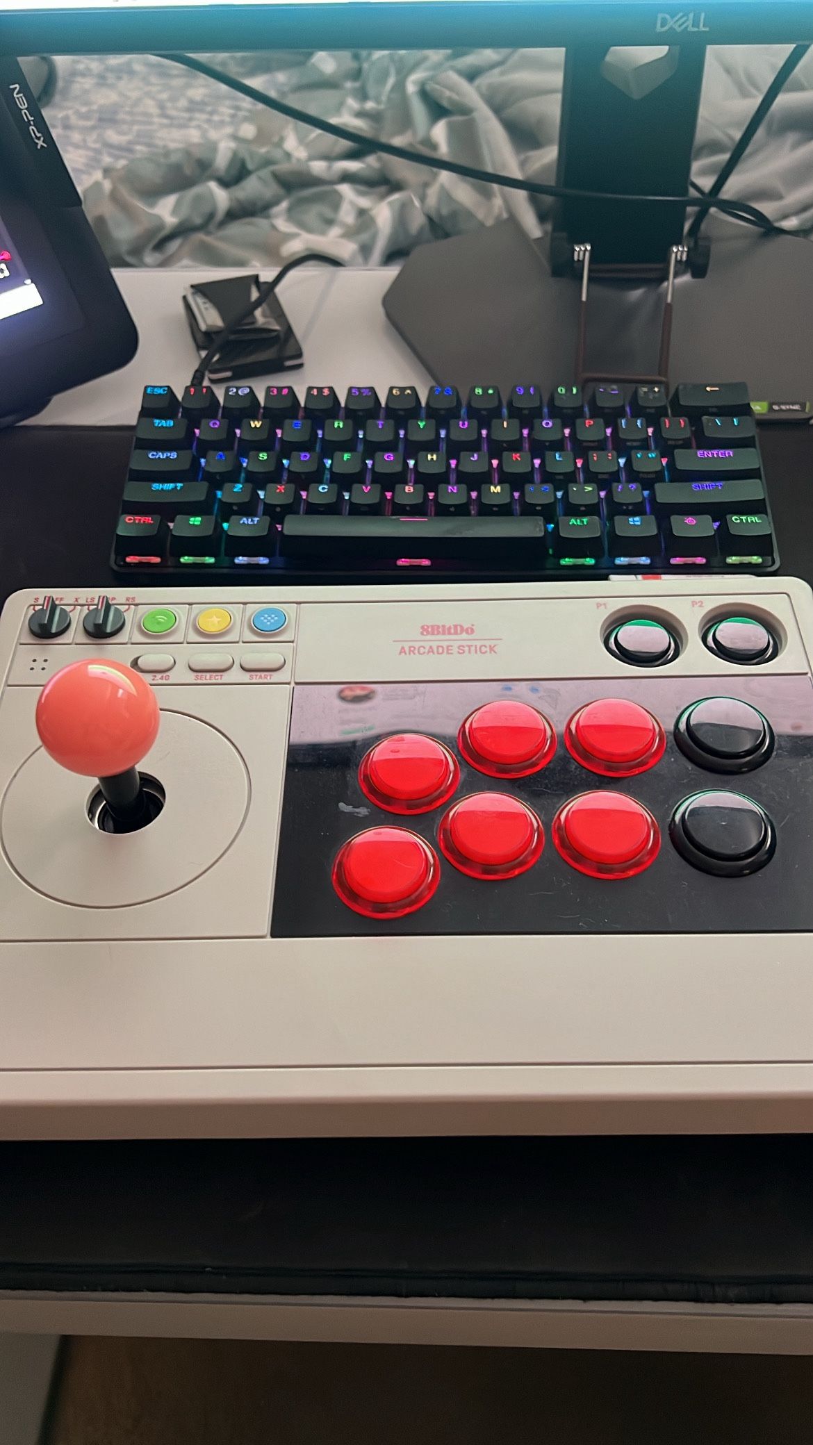 MODDED 8BitDo Arcade Stick With Sanwa