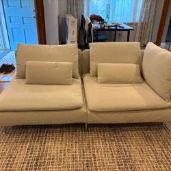 Sectional Sofa -w/Machine Washable Covers -Easy to Transport