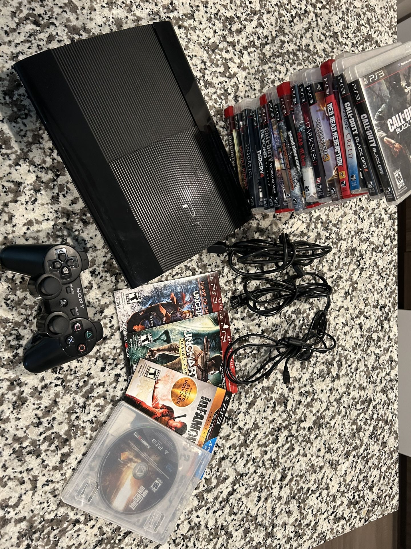 PS3 Bundle- Console, Controller, And 20+ Games