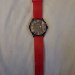 Guess Men's Watch Black And Red