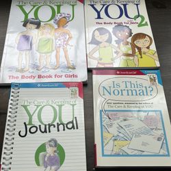 New! American Girl Growing Up Books $2 each or all 4 for $6