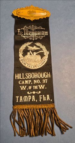 Woodsmen of the World Antique Ribbon