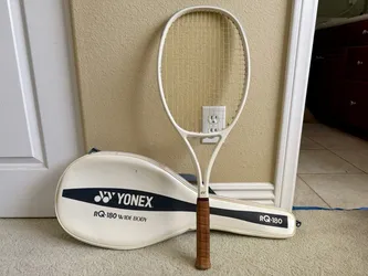 Vtg Yonex RQ-180 Widebody Tennis Racquet White Japan Prince String